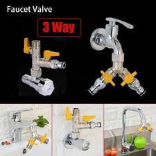3 Way Brass Faucet Valve Fix Shower Head Shower Arm Water Diverter Valve Switch