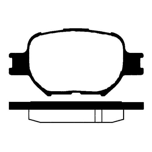 Plaquettes Raicam RA.0572.0 à friction céramique sans bruit pour Lexus