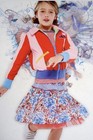 Oilily Toos Floral Gingham Spring Skirt HTF NWT Girls 128 7 8 $115 — photo 8