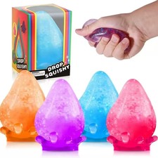 NeeDoh Dream Drop Squishy Toy 3" Blue Sensory Squeeze Stress Relief Fidget Kids