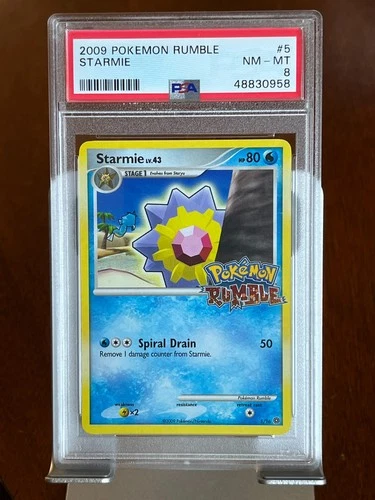 Pokemon Starmie #5 Rumble PSA 8