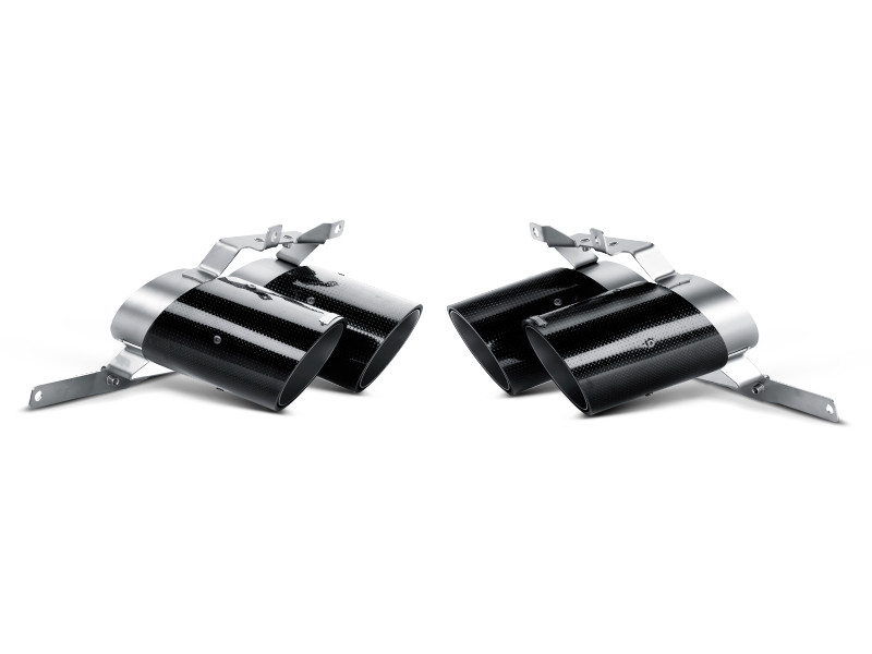 Akrapovic Fits 09-14 Lamborghini Gallardo LP 550-2 Coupe Tail Pipe Set (Carbon)