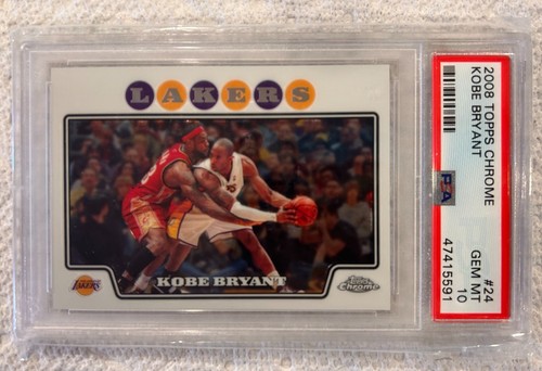 2008-09 Topps Chrome - Kobe Bryant #24 PSA 10 (Guarded by LeBron James)