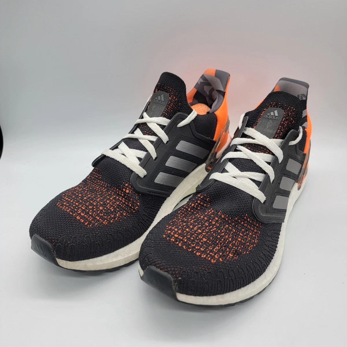 Adidas UltraBoost 20 Black Signal Orange Camo for sale | eBay