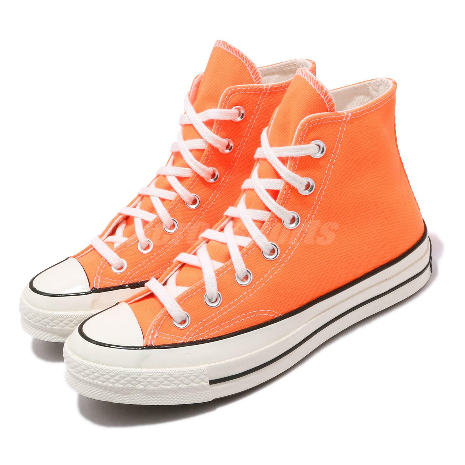 orange high top converse