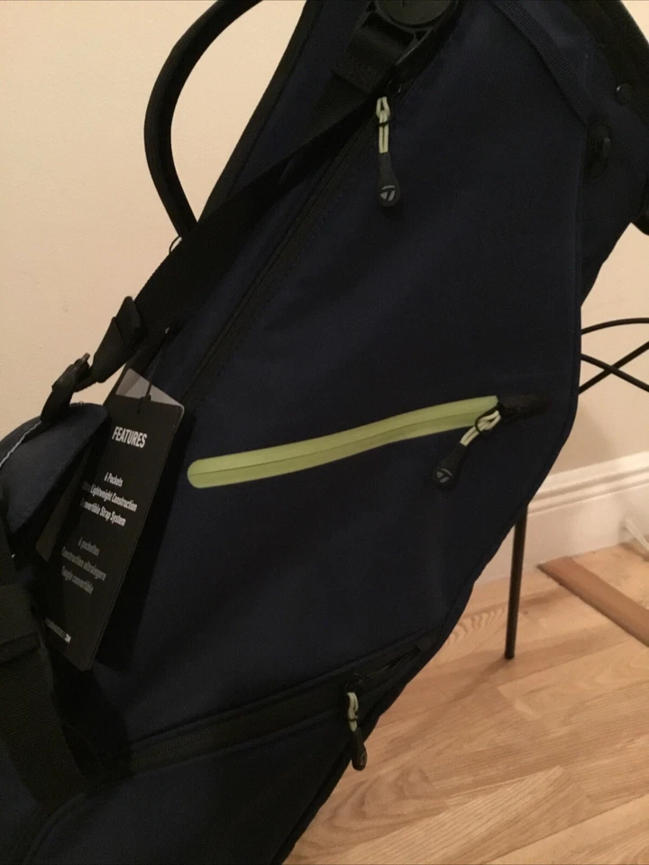 TaylorMade Flex Tech Carry/Stand Golf Bag with 3-way Dividers & Rain Cover (NEW) - Image 2 of 4