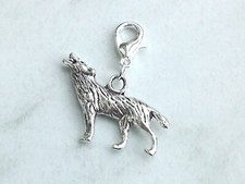 Charms Anhänger *WOLF* Charm Raubtier heulend für Bettelarmband und Kette