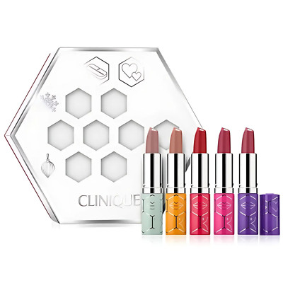 Clinique Kisses 5-Pc Dramatically Different Lip Colour Lipstick Gift Set, NIB