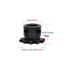 #25 Chain Drive Sprocket 9T Pitch 1/4" 6.35mm Bore 5/6/8mm 04C9T For #25 Chain