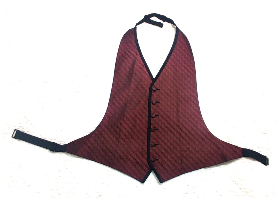 Chaleco Esmoquin Perry Ellis Noche Para Hombre Ajuste Todo (37-50) Espalda Abierta Boda Baile de graduación 5957 Foto 2 de 4