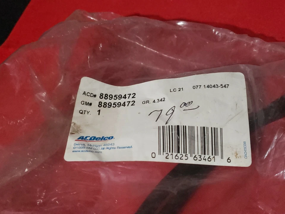 Cable velocímetro superior GM parte #88959472 con crucero Foto 2 de 4