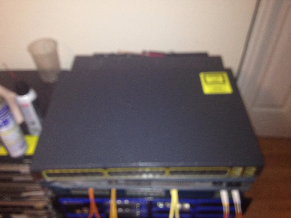 Cisco WS-C3750-48TS-S 48 Ethernet 10/100 ports Ethernet Switch 1YEAR WRT - Image 4 of 4