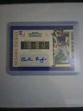 2019 Panini Contenders Season Ticket Autographs Gold #28 Brendan Rodgers Auto/99