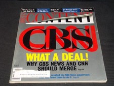 1999 FEBRUARY BRILL'S CONTENT MAGAZINE - CBS CNN DEAL FRONT COVER - E 1331