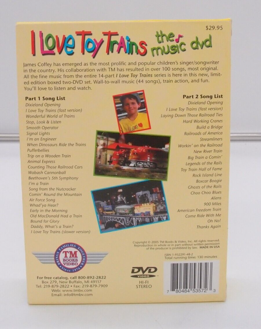 I Love Toy Trains The Music DVD (DVD, 2005) 780484535723 eBay