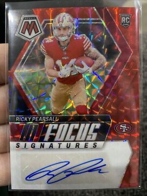 2024 Mosaic Prizm Ricky Pearsall In Focus RC Rookie Auto /199 SF