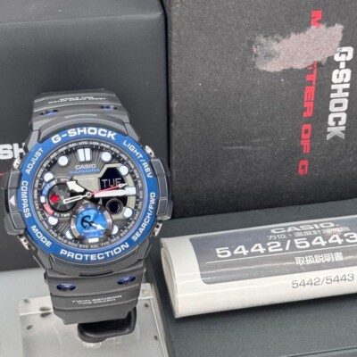 大*福様 CASIO G-SHOCK GN-1000B-1AJF CASIO G-SHOCK GULFMASTER GN-1000B-1AJF Blue Tested Japan Used F/S