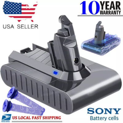 21.6V 9.0Ah Battery For Dyson V6 SV03 SV04 SV05 SV08 SV09 DC58 DC59 DC61 Animal