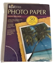 Royal Brites Photo Paper High Gloss 50 Sheets brand new
