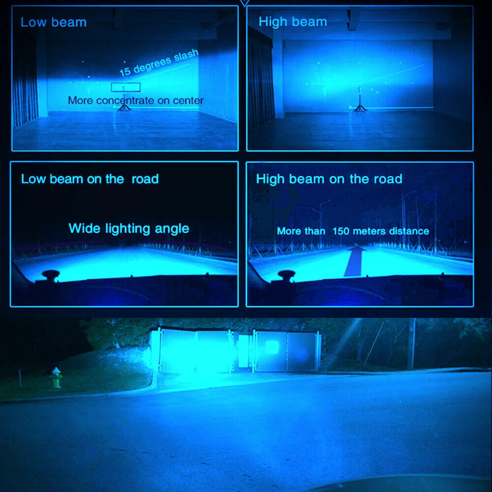 For Jeep Grand Cherokee 2019 2020 2021 8000k LED Headlight Hi/Low Beam+Fog Light - Image 2 of 4