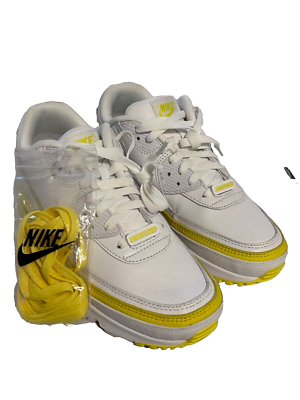 Size 8-Nike Air Max 90 x Undefeated White Optic Yellow 2019 Size 8-Nike Air Max 90 x Undefeated White Optic Yellow 2019