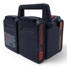 Black & Decker 20V Battery Caddy Holder  4-Slot Organizer  Compact
