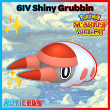 ✨Shiny Grubbin  6IV✨ Pokemon Scarlet & Violet  🚀Fast🚀 Teal Mask DLC