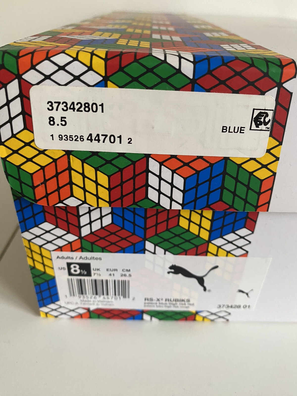 Men’s Sz 8.5 Puma RS-X Rubiks Limited Edition USE… - image 8