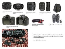 Canon EOS 7D DSLR Camera and Accessories