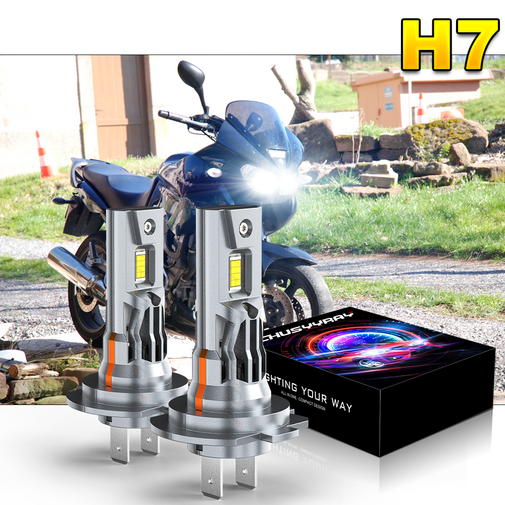 lee 　EX300g• For Kawasaki Ninja 300 EX300 2013-17 - 2x H7 LED Headlight Bulbs