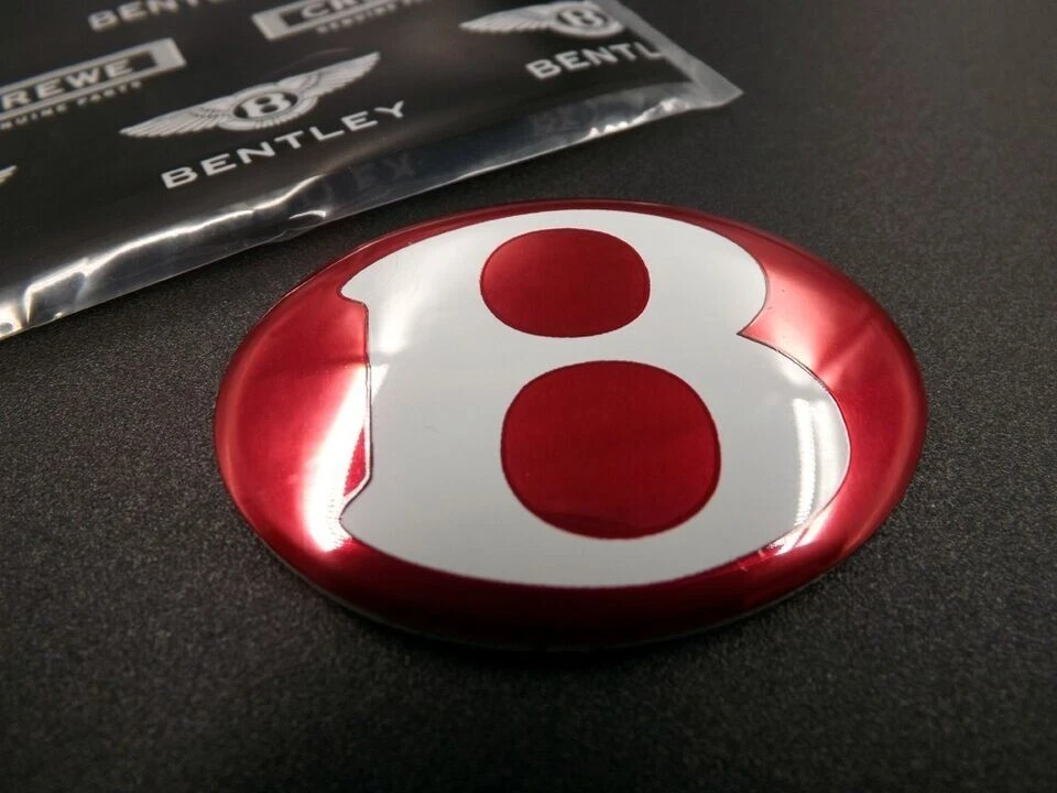 НОВЫЙ красный багажник B эмблема значок Bentley Continental GT GTC и летающая шпора 2012 + - Изображение 2 из 3