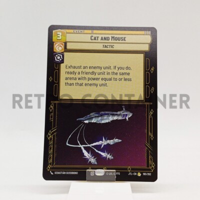 STAR WARS UNLIMITED JTL JUMP TO LIGHTSPEED 195/262 R Katze und Maus