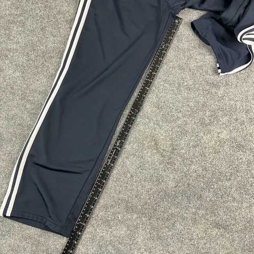 Adidas Track Pants Kid's XL Navy Blue Striped Athletic Sportswear Women's Small - Picture 2 of 8