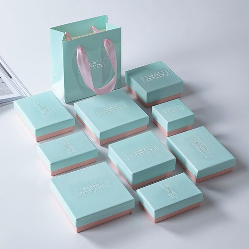 20-100PCS Jewellery Gift Boxes Necklace Ring Earring with Sponge Cardboard Box - Picture 5 of 18
