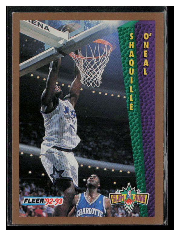 1992 Fleer #298 Shaquille O'Neal Slam Dunk