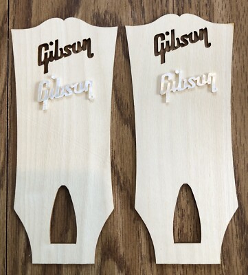 Gibson Les Paul Holly Headstock Veneer (57-60 vintage LP dimensions, with MOP )
