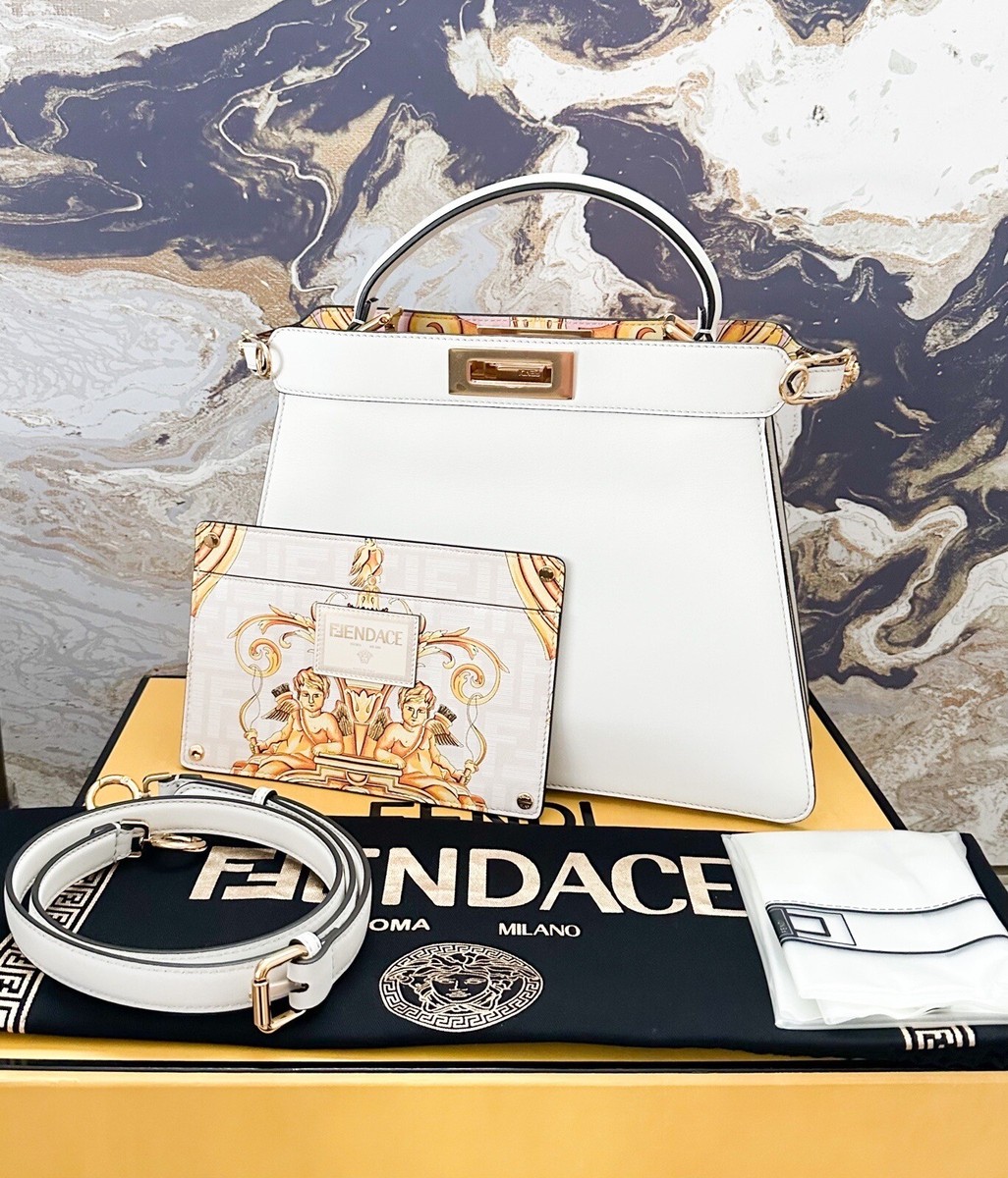 FENDI x VERSACE Medium Peekaboo I SEE U Vitello Nappa Fendace FF