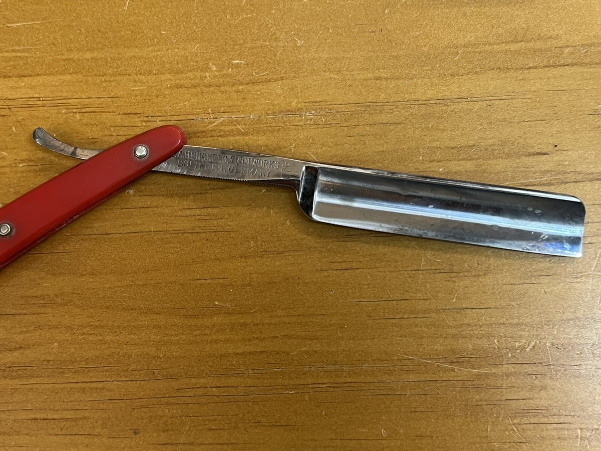 J. A. Henckels Twin Works Solingen Germany 410 9/16 Straight Razor