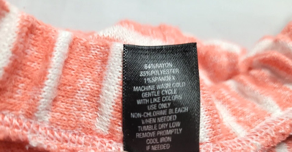 Pantalones Cortos Kensie Niña (XL) Salmón Rayas Bolsillos Elásticos/Corbata Cintura ¡Se ven Geniales! Foto 3 de 4