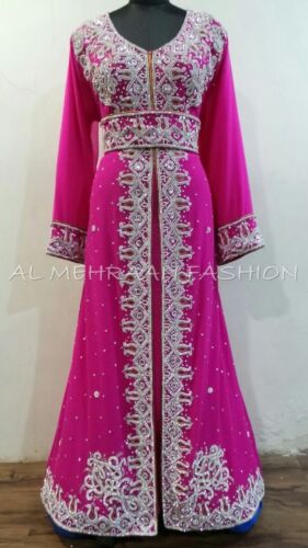 2018 Kaftn Abaya Cóctel Dubái Farasha Elegante Fiesta Vestido para Mujer 6049 - Imagen 1 de 3