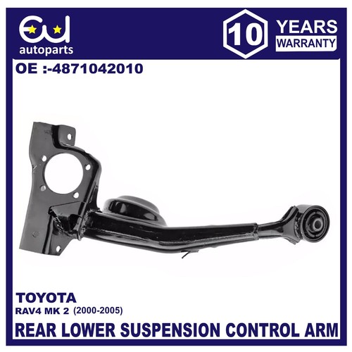 REAR LOWER RIGHT SUSPENSION TRAILING CONTROL ARM FOR TOYOTA RAV4 _A2_ MK2 00-05 - Picture 3 of 7