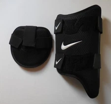 Nike Alpha Elite Batters Leg Guard LHH Adult Unisex Black/Black/White