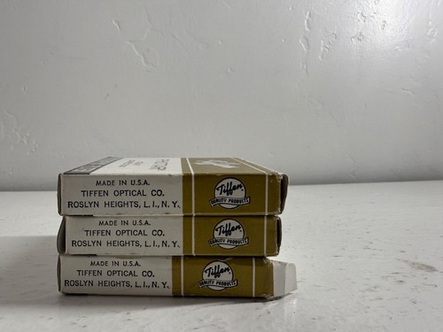 Vintage Tiffen Photar Series #8 (50mm) Color Correction Drop-in Filter Lot of 3 - Picture 5 of 6
