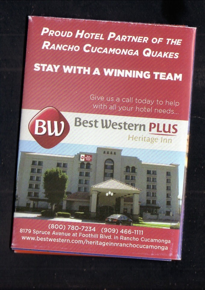 rancho-cucamonga-quakes-2025-pocket-schedule-best-western-dodgers