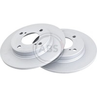 A.B.S. 2X Bremsscheibe Hinten Ø228 Mm Voll Beschichtet FüR Suzuki Baleno FW EW