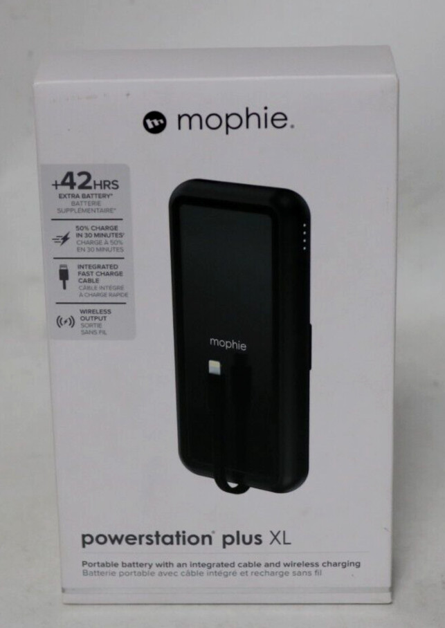 Mophie Powerstation Plus XL Portable Battery Wireless Charger 8K
