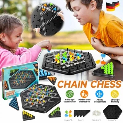 MARKENLOS Triggle Game lustige Spiel interaktive Steckspiel Klassische Desktop Brettspiele