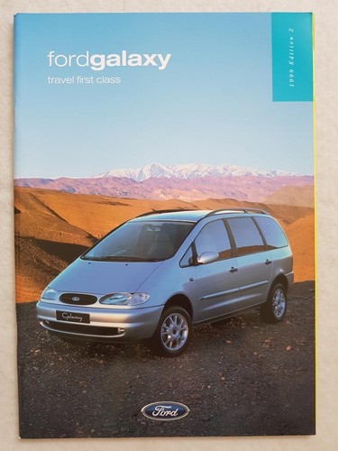 FORD GALAXY LX ZETEC GHIA Car Sales Brochure SEP 1999#FA1266/7