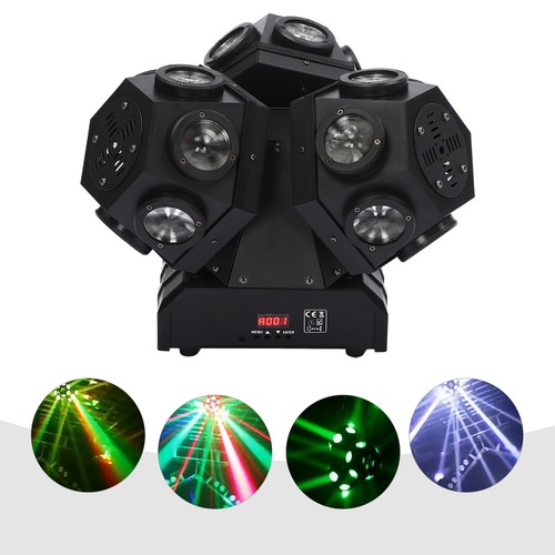 Luce fascio testa mobile LED 18x10W 4 in 1 testa mobile discoteca palcoscenico DMX512 - Foto 3 di 24