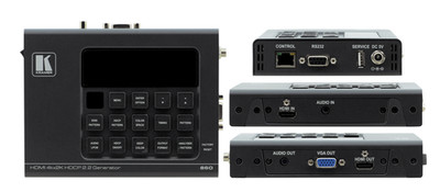 Kramer 860 4K UHD HDMI Pattern Generator & Analyzer *USED*